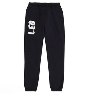 Good American Oversized Black Leo
Sweatpants(Size 1,Small)